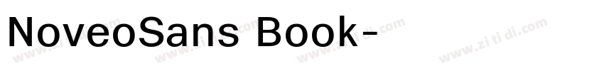 NoveoSans Book字体转换 NoveoSans Book字体转换